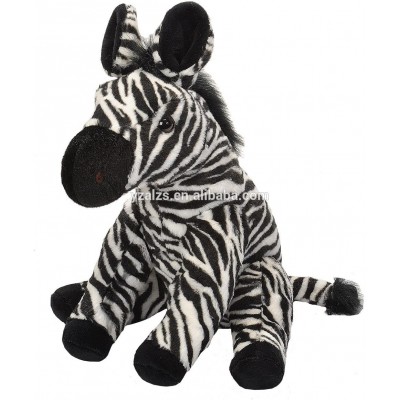 Plush Unstuffed Skin Zebra Toys Gift Custom Kids Baby Hot Logo Time Soft Material