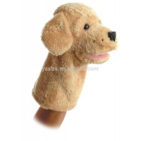 Fluffy Plush Dog Cat Hand Puppet Toy Custom Cotton Oem Customized Logo Time Piece Color Feature Material Origin