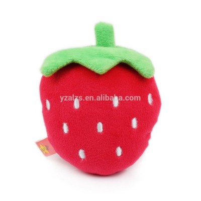 Cute Strawberry Soft Pet Plush Stuffed Toy