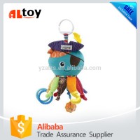 Plush Baby Toys Captain Musical Baby Rattle Custom Cotton Oem Customized Logo Time Piece Color Feature Material Origin