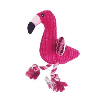 Pilot Flamingo Animal Plush Dog Pet Toy